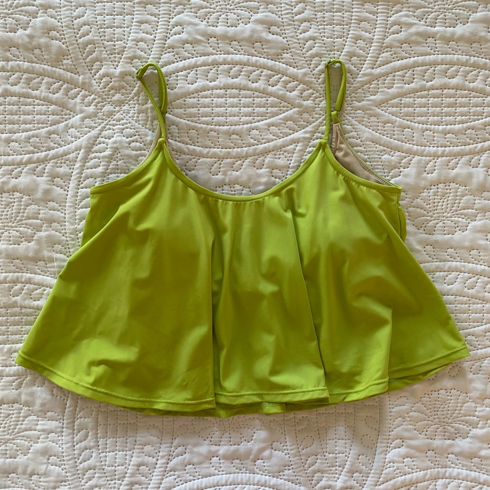 Kortni Jeane Swing Top in Chartreuse